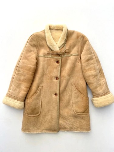 Manteau peau lainée - peau, style