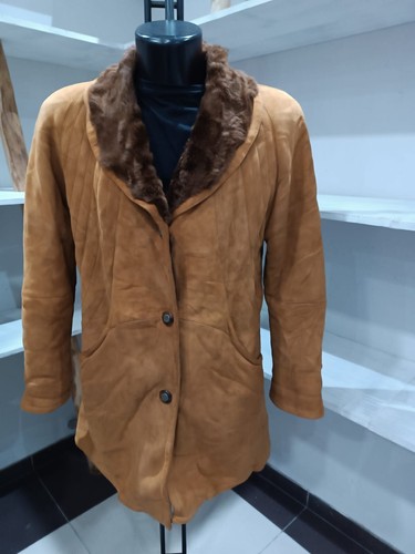 Manteau laine shearling - manteau, en